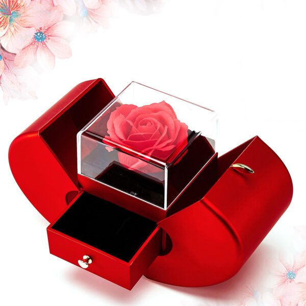 Apple Eternal Rose Jewelry Box Wholesale - 图片 3
