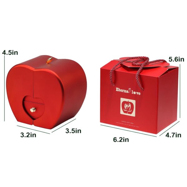 Apple Eternal Rose Jewelry Box Wholesale - 图片 2