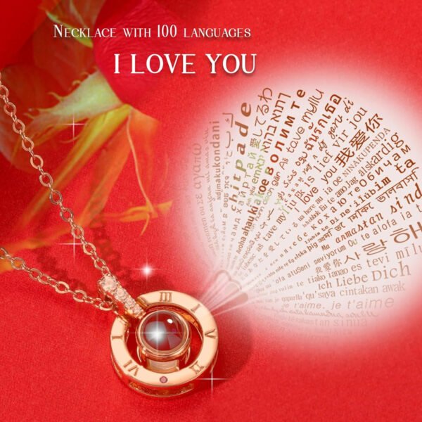Eternal Rose Gifts Box for Women,Forever Love Flower 100 Languages - 图片 4