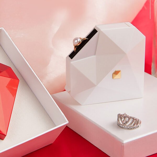 Wedding Heart-shaped Ring Box Pop-up Surprise Gift Box - 图片 4